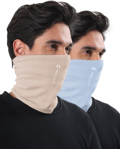 freecultr unisex anti microbial super soft  comfort fit breathable multipurpose headband face mask for dust protection men solid bandana