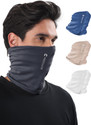 FREECULTR Unisex Anti Microbial Super Soft & Comfort Fit, Breathable Multipurpose Headband, Face Mask for Dust Protection Men Solid Bandana