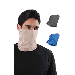 freecultr unisex bamboo plain bandana anti microbial super soft amp comfort fit breathable multipurpose headband face mask for dust protection-pack of 3-100 try on guarantee - made in india