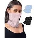 Freecultr Unisex Bamboo Plain Bandana, Anti Microbial Super Soft &amp; Comfort Fit, Breathable Multipurpose Headband, Face Mask for Dust Protection - 100% Try On Guarantee - Made in India