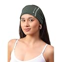 Freecultr Unisex Bamboo Plain Bandana, Anti Microbial Super Soft &amp; Comfort Fit, Breathable Multipurpose Headband, Face Mask for Dust Protection - 100% Try On Guarantee - Made in India