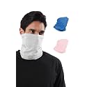 Freecultr Unisex Bamboo Plain Bandana, Anti Microbial Super Soft &amp; Comfort Fit, Breathable Multipurpose Headband, Face Mask for Dust Protection-Pack of 3-100% Try On Guarantee - Made in India