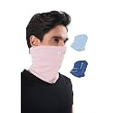 Freecultr Unisex Bamboo Plain Bandana, Anti Microbial Super Soft &amp; Comfort Fit, Breathable Multipurpose Headband, Face Mask for Dust Protection-Pack of 3-100% Try On Guarantee - Made in India