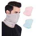 Freecultr Unisex Bamboo Plain Bandana, Anti Microbial Super Soft &amp; Comfort Fit, Breathable Multipurpose Headband, Face Mask for Dust Protection-Pack of 3-100% Try On Guarantee - Made in India