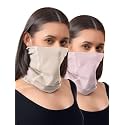 Freecultr Unisex Bamboo Plain Bandana, Anti Microbial Super Soft &amp; Comfort Fit, Breathable Multipurpose Headband, Face Mask for Dust Protection - 100% Try On Guarantee - Made in India