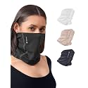 Freecultr Unisex Bamboo Plain Bandana, Anti Microbial Super Soft &amp; Comfort Fit, Breathable Multipurpose Headband, Face Mask for Dust Protection - 100% Try On Guarantee - Made in India