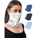 Freecultr Unisex Bamboo Plain Bandana, Anti Microbial Super Soft & Comfort Fit, Breathable Multipurpose Headband, Face Mask for Dust Protection - 100% Try On Guarantee - Made in India