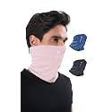 Freecultr Unisex Bamboo Plain Bandana, Anti Microbial Super Soft &amp; Comfort Fit, Breathable Multipurpose Headband, Face Mask for Dust Protection-Pack of 3-100% Try On Guarantee - Made in India