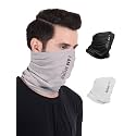 Freecultr Unisex Bamboo Bandana, Anti Microbial Super Soft &amp; Comfort Fit, Breathable Multipurpose Headband, Face Mask for Dust Protection D3 Printed-100% Try On Guarantee - Made in India