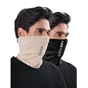 Freecultr Unisex Bamboo Bandana, Anti Microbial Super Soft &amp; Comfort Fit, Breathable Multipurpose Headband, Face Mask for Dust Protection D2 Printed-100% Try On Guarantee - Made in India