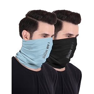 freecultr unisex bamboo printed bandana anti microbial super soft amp comfort fit breathable multipurpose headband face mask for dust protection-pack of 2-100 try on guarantee - made in india