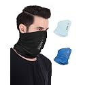 Freecultr Unisex Bamboo Bandana, Anti Microbial Super Soft &amp; Comfort Fit, Breathable Multipurpose Headband, Face Mask for Dust Protection D3 Printed-100% Try On Guarantee - Made in India