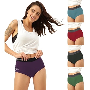 freecultr women cotton blend boxer brief martini blue sassy red seaweed green trippy voilet turtle green_x-large