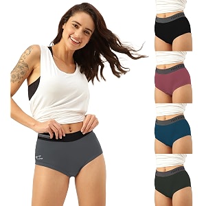 freecultr women39s underwear antibacterial micromodal airsoft  boxer briefs  no-itch no-chafing sweat-proof amp ultra-soft fabric for everyday wear pack of 4