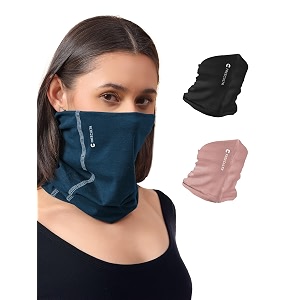 freecultr women bamboo plain bandana anti microbial super soft amp comfort fit breathable multipurpose headband face mask for dust protection -100 try on guarantee - made in india