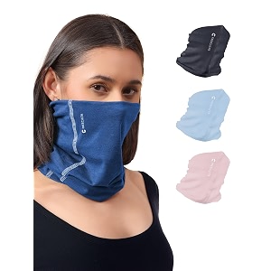 freecultr women bamboo plain bandana anti microbial super soft amp comfort fit breathable multipurpose headband face mask for dust protection -100 try on guarantee - made in india