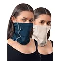 Freecultr Women Bamboo Plain Bandana, Anti Microbial Super Soft &amp; Comfort Fit, Breathable Multipurpose Headband, Face Mask for Dust Protection -100% Try On Guarantee - Made in India