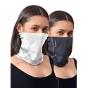 Freecultr Women Bamboo Plain Bandana, Anti Microbial Super Soft &amp; Comfort Fit, Breathable Multipurpose Headband, Face Mask for Dust Protection -100% Try On Guarantee - Made in India