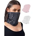 Freecultr Women Bamboo Plain Bandana, Anti Microbial Super Soft &amp; Comfort Fit, Breathable Multipurpose Headband, Face Mask for Dust Protection -100% Try On Guarantee - Made in India