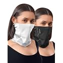 Freecultr Women Bamboo Plain Bandana, Anti Microbial Super Soft &amp; Comfort Fit, Breathable Multipurpose Headband, Face Mask for Dust Protection -100% Try On Guarantee - Made in India