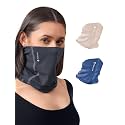 Freecultr Women Bamboo Plain Bandana, Anti Microbial Super Soft &amp; Comfort Fit, Breathable Multipurpose Headband, Face Mask for Dust Protection -100% Try On Guarantee - Made in India