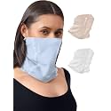 Freecultr Women Bamboo Plain Bandana, Anti Microbial Super Soft &amp; Comfort Fit, Breathable Multipurpose Headband, Face Mask for Dust Protection -100% Try On Guarantee - Made in India