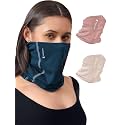 Freecultr Women Bamboo Plain Bandana, Anti Microbial Super Soft &amp; Comfort Fit, Breathable Multipurpose Headband, Face Mask for Dust Protection -100% Try On Guarantee - Made in India
