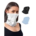 Freecultr Women Bamboo Plain Bandana, Anti Microbial Super Soft &amp; Comfort Fit, Breathable Multipurpose Headband, Face Mask for Dust Protection -100% Try On Guarantee - Made in India