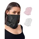 Freecultr Women Bamboo Plain Bandana, Anti Microbial Super Soft &amp; Comfort Fit, Breathable Multipurpose Headband, Face Mask for Dust Protection -100% Try On Guarantee - Made in India