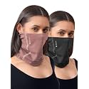 Freecultr Women Bamboo Plain Bandana, Anti Microbial Super Soft &amp; Comfort Fit, Breathable Multipurpose Headband, Face Mask for Dust Protection -100% Try On Guarantee - Made in India