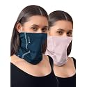 Freecultr Women Bamboo Plain Bandana, Anti Microbial Super Soft &amp; Comfort Fit, Breathable Multipurpose Headband, Face Mask for Dust Protection -100% Try On Guarantee - Made in India