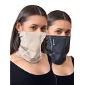 Freecultr Women Bamboo Plain Bandana, Anti Microbial Super Soft & Comfort Fit, Breathable Multipurpose Headband, Face Mask for Dust Protection -100% Try On Guarantee - Made in India
