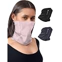 Freecultr Women Bamboo Plain Bandana, Anti Microbial Super Soft &amp; Comfort Fit, Breathable Multipurpose Headband, Face Mask for Dust Protection -100% Try On Guarantee - Made in India