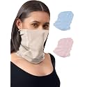 Freecultr Women Bamboo Plain Bandana, Anti Microbial Super Soft &amp; Comfort Fit, Breathable Multipurpose Headband, Face Mask for Dust Protection -100% Try On Guarantee - Made in India