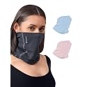 Freecultr Women Bamboo Plain Bandana, Anti Microbial Super Soft &amp; Comfort Fit, Breathable Multipurpose Headband, Face Mask for Dust Protection -100% Try On Guarantee - Made in India