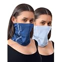 Freecultr Women Bamboo Plain Bandana, Anti Microbial Super Soft &amp; Comfort Fit, Breathable Multipurpose Headband, Face Mask for Dust Protection -100% Try On Guarantee - Made in India