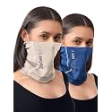 Freecultr Women Bamboo Printed Bandana, Anti Microbial Super Soft &amp; Comfort Fit, Breathable Multipurpose Headband, Face Mask for Dust Protection -100% Try On Guarantee - Made in India