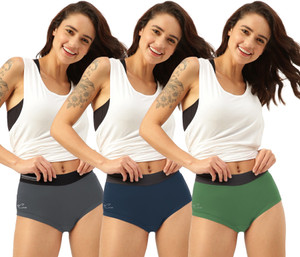freecultr pack of 3 women hipster multicolor panty