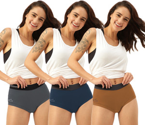 freecultr pack of 3 women hipster multicolor panty