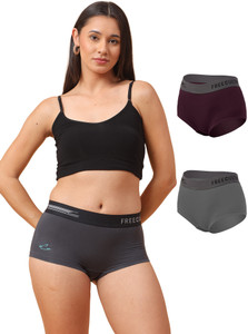 freecultr women hipster grey grey light blue panty