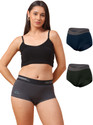 FREECULTR Women Hipster Black, Dark Blue, Pink Panty