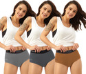 FREECULTR Pack of 3 Women Hipster Multicolor Panty