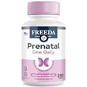 FREEDA Prenatal Vitamin - Kosher Prenatals - Prenatal Vitamins with Iron, Prenatal Folic Acid, Choline, Vitamin D - One Daily Pre Natal Multivitamin Support for Pregnant & Lactating Women (250)