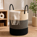 FREEDOO 72 L Black, White Laundry Basket