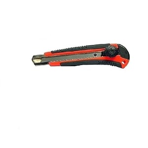 freedy heavy duty 18 mm cutter knife utility knife box cutters utility knife retractable compact extended use for heavy duty office home craft arts color as per availability-e