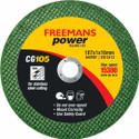FREEMANS CG-105 Power Cut Off Wheels, 4-Inch, Green -Set of 50 Pieces Metal Cutter