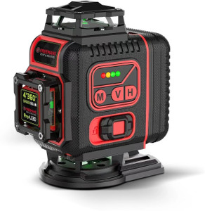 freemans pro-ll30 test  measure 4360 green beam self levelling 30m cross line laser level with magnetic line level