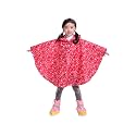 Freesmily Kids Cute Raincoat Waterproof Rain Poncho Jacket Coat for Girls Boys
