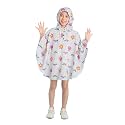 Freesmily Kids Cute Raincoat Waterproof Rain Poncho Jacket Coat for Girls Boys
