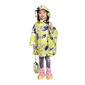 Freesmily Kids Cute Raincoat Waterproof Rain Poncho Jacket Coat for Girls Boys